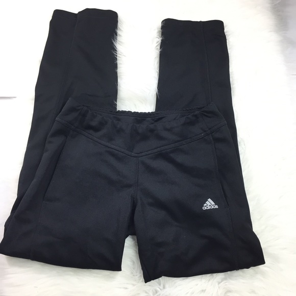 adidas Pants - Adidas Black Athletic Track Sweatpants S Small
